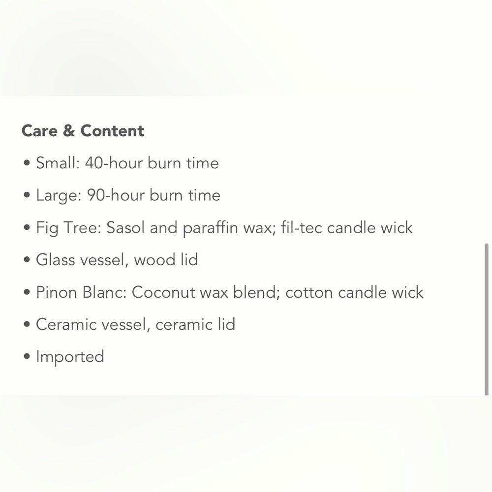 Anthropologie Kindred Candle • Fig Tree • “Fresh Green” - Picture 10 of 10